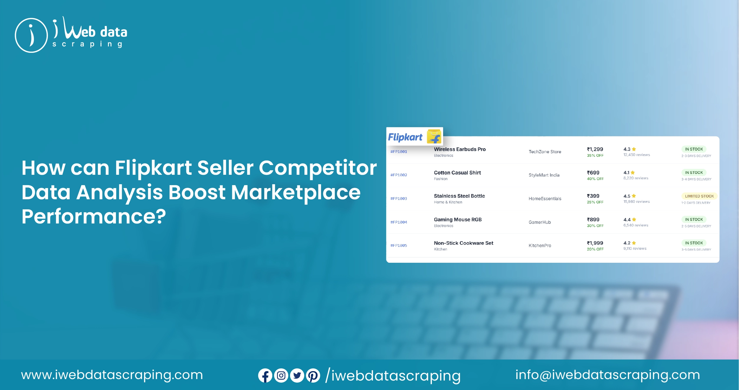 How Flipkart Seller Competitor Data Analysis Helps You Gain a Competitive Edge in Indian eCommerce